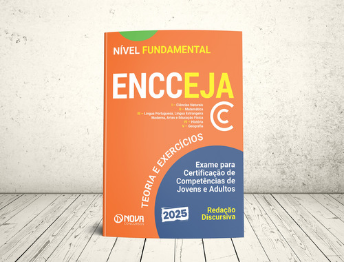 Apostila Completa Encceja 2025 - Nível Fundamental - Ensino Fundamental - Editora Nova