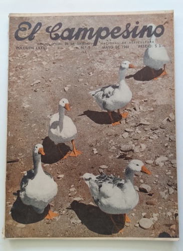 Revista El Campesino Vol. Lxxiii No 5 Mayo De 1941. J