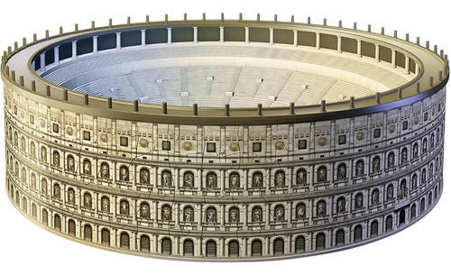 Puzzle 3d El Coliseo 216 Piezas- Ravensburger