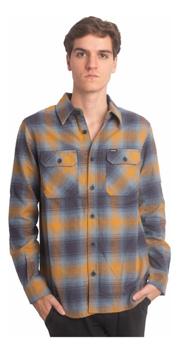 Camisa Rip Curl .ml Heavy Flannel Mostaza Hombre