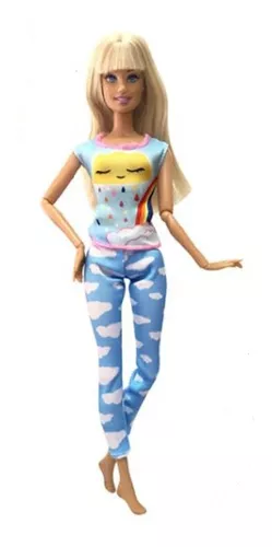 ROUPA BONECA BARBIE - Pijama Camisola + Meias Piu-Piu