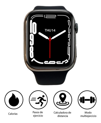 Reloj Inteligente Bluetooth Hw39 Sensores Para Deporte