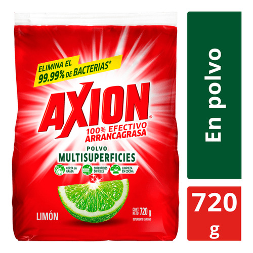 Axion Lavatrastes Multisuperficies Limón En Polvo