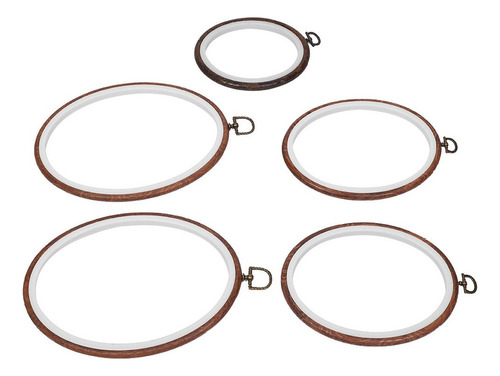Anillo De Aro Circular De 5 Piezas De Anillos Bordados