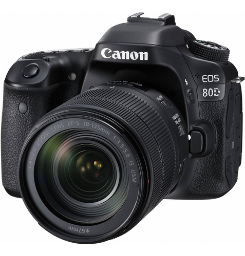 Canon Eos 80d Dslr Camara Con 18-135mm Lens