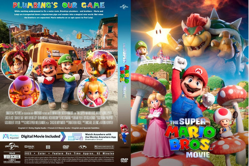 The Super Mario Bros Movie 2023 En Dvd. Audio Esp. Lat.