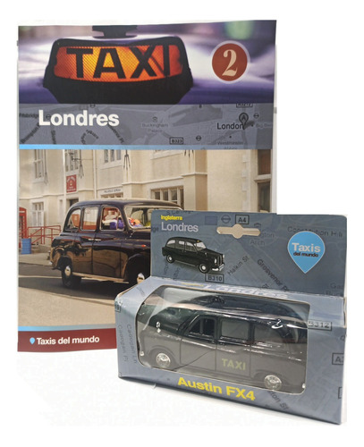 Coleccion El Tiempo  Taxis Del Mundo Austin Fx 4  