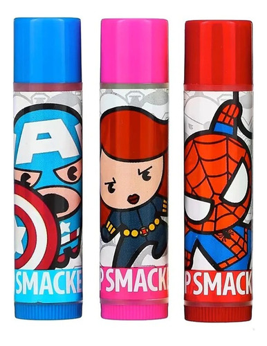 Balsamo Labial Spiderman Marvel Importado Ee.uu Mini De 4 G