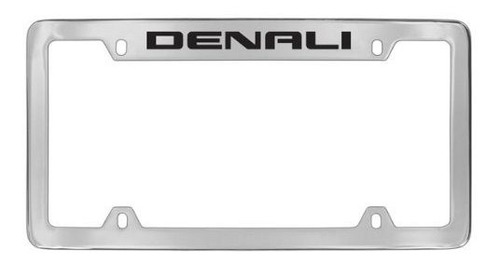 Marco - Gmc Denali Chrome Metal License Plate Frame Holder, 