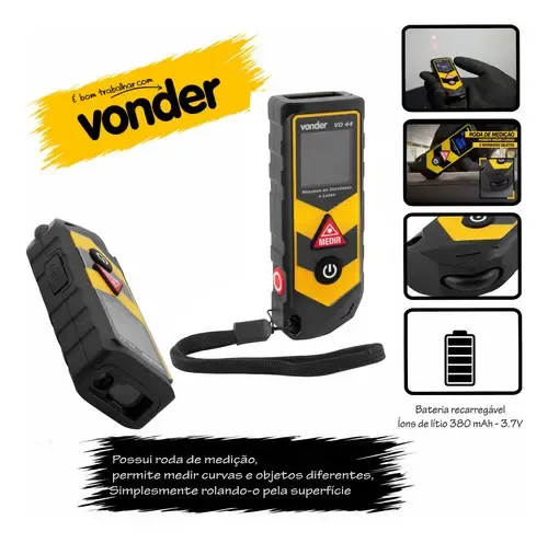 Trena Laser Vonder 40m Vd44