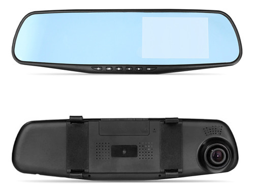 Retrovisor Interno Dvr Tela 4.3 Câmera Embutida Rs-510br