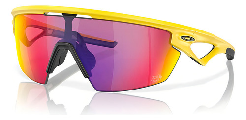 Óculos De Sol Oakley Sphaera Tdf Matte Yellow Prizm Road