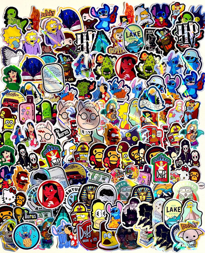 6 Stickers Holograficos De Chimuelo Tamaño 7x7cm Aprox
