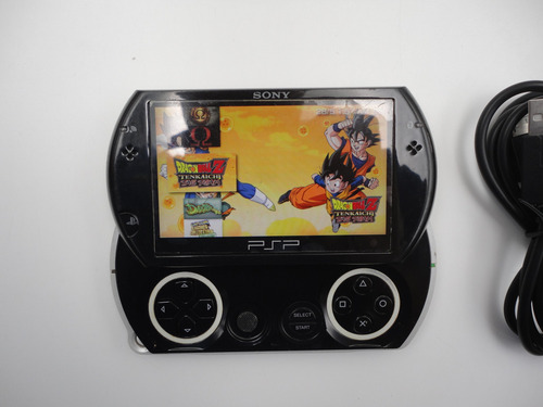Sony Psp Go Negro 16gb Hack Con Juegos Y Cable De Carga Gta Negro