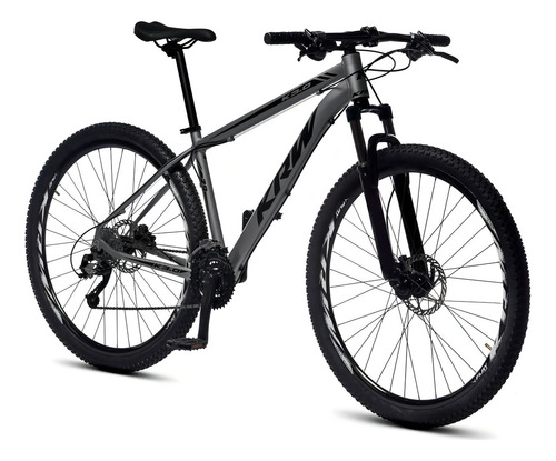 Bicicleta Aro 29 Krw Alum Shimano 24v Freio Hidráulico S51 Cor Grafite/preto Fosco