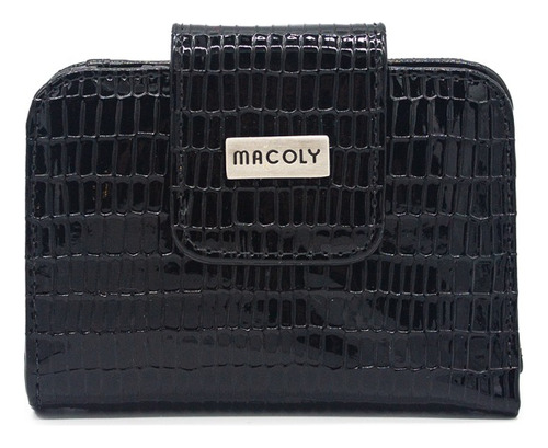 Billetera Mini Macoly A018 Kai Negro