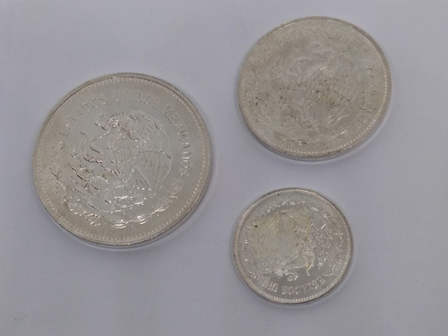 Imagen 5 de 6 de Set De 3 Monedas Plata Ley 720 Mundial México 86 Inmaculadas
