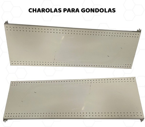 Charolas Para Anaquel Metálico Gondolería Mueble Exhibidor 