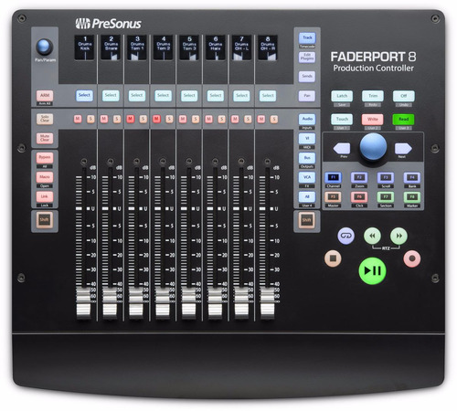 Presonus Faderport 8 Controlador Daw Producción De 8 Canales Color Negro