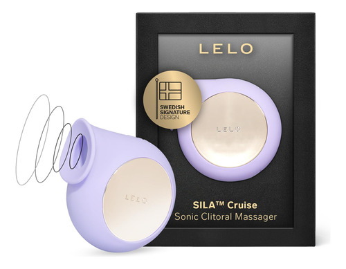 Lelo Sila Cruise Sonic Masajeador Lila, Con Diseno Impermeab