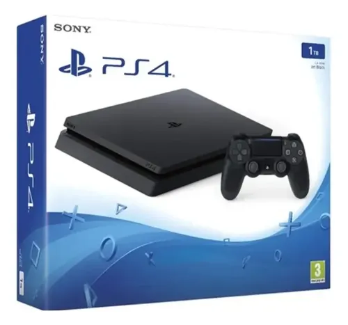 Sony PlayStation 4 Slim 1TB Standard color negro | Cuotas sin interés