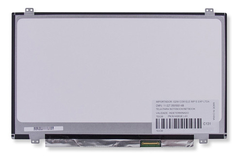 Imagem 1 de 4 de Tela P/ Notebook N140bge-l43 N140bge-l41 Marca Bringit