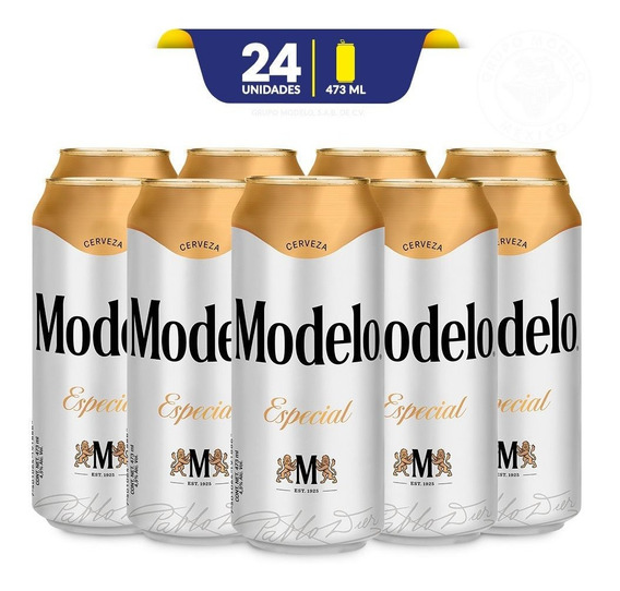 Cerveza Clara Modelo Especial 24 Latas De 473ml C/u | Envío gratis