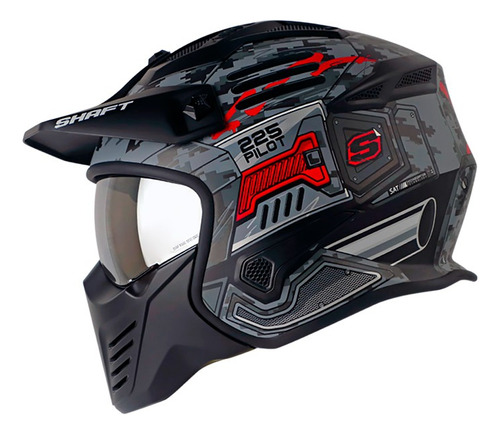 Casco Abierto Shaft 225 Pilot Evo Top Certificado