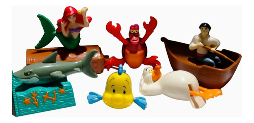 La Sirenita Disney Figuras Juguetes Mcdonalds 1998 Retro