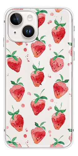Funda Fancycase Para iPhone 14 Plus Strawberry Style