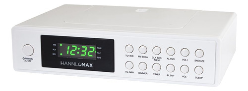 Hannlomax Hx-155cr - Radio Reloj De Cocina Con Tiempo De Coc