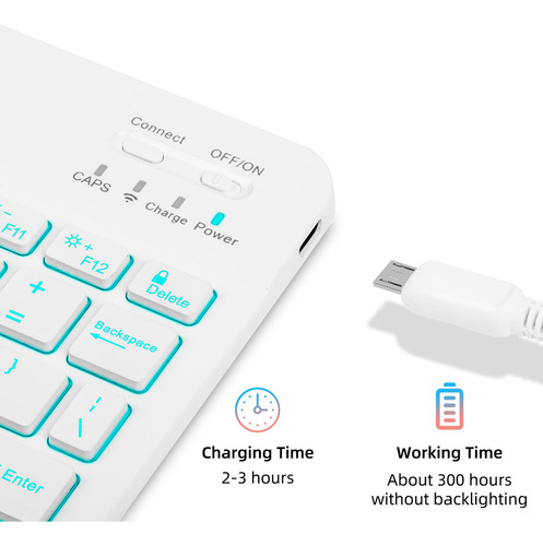 Funda Con Teclado Y Ratón: Transforma La Tableta En Una Comp