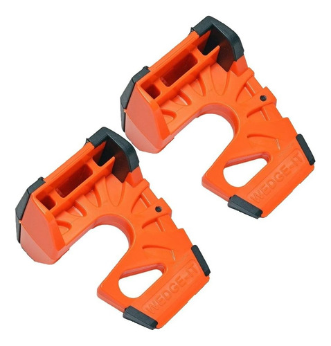 El Parachoques De Puerta Definitivo Naranja Dos Pack