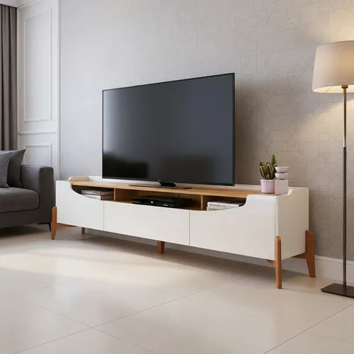 Rack Imcal Studio 1.8 Off White Nature Madeira 184cm