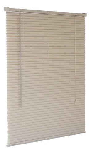 Persiana Horizontal Pvc Bege 80 L X 220 A Cortina Completa