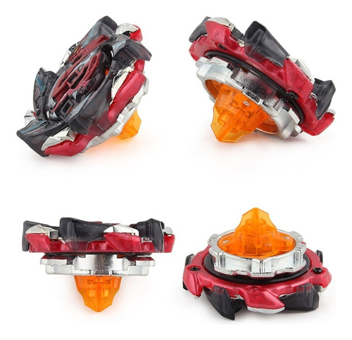 Beyblade Burst Hell Salamander B113 Com Lançador Spark Cor Preto e Vermelho
