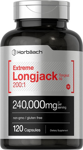 Horbaach I Longjack Tongkat Ali | 240,000mg | 120 Capsules