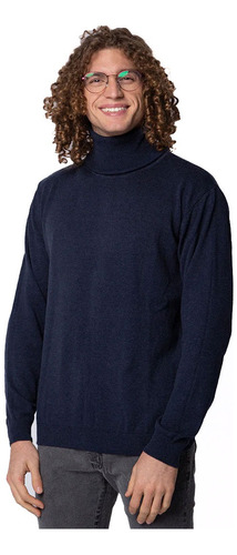 Sweater Vcp Polera Paul Azul 0181