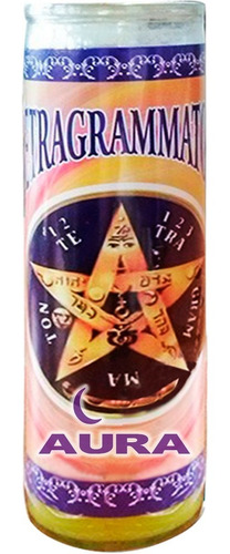Veladora Tetragrámaton - Corta Brujerías Y Trabajos Puestos