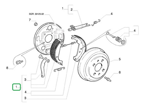 Balatas Traseras Izquierda Freno Tambor Pulse Fiat 2023