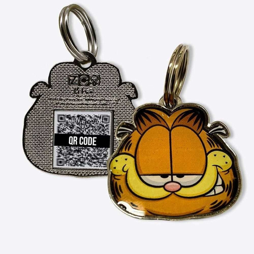 Chaveiro Pet Code Garfield Zona Criativa