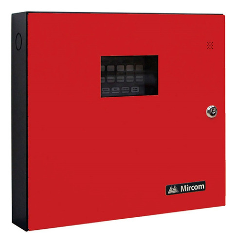 Mircom Fa-106r, Panel Convencional De Incendio, 6 Zonas, 24v Color Rojo