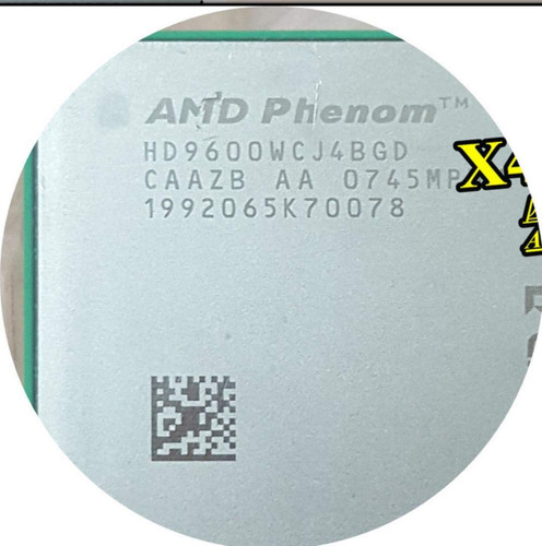 Amd Phenom Cpu Procesador Quad-core Ghz Ft Socket Puede
