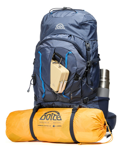 Mochila Expedicion Everdin 85 Litros Azul Marino Doite