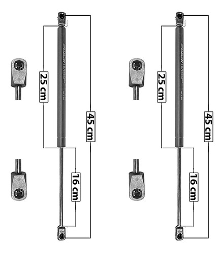 Kit 2 Amortiguadores Vidrio (de Calidad) Tahoe 95-99