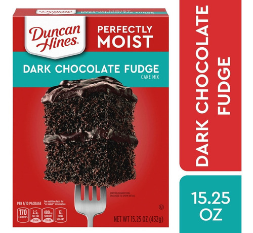 Harina Duncan Hines Para Pastel Cake Mix, 432g - Devils Food