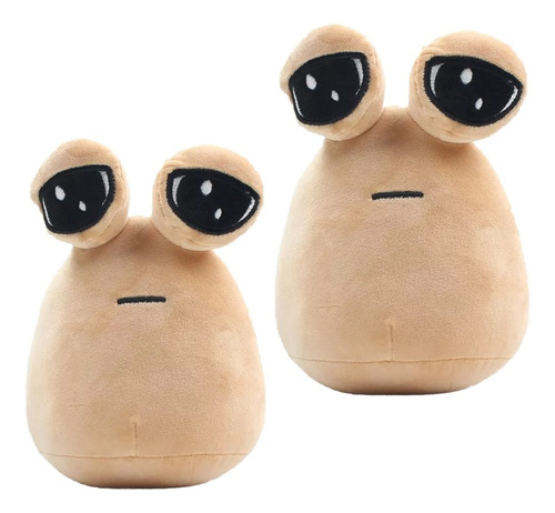 Emoción Alien Pou Furdiburb Muñeco Peluche Juguete 2 Pcs