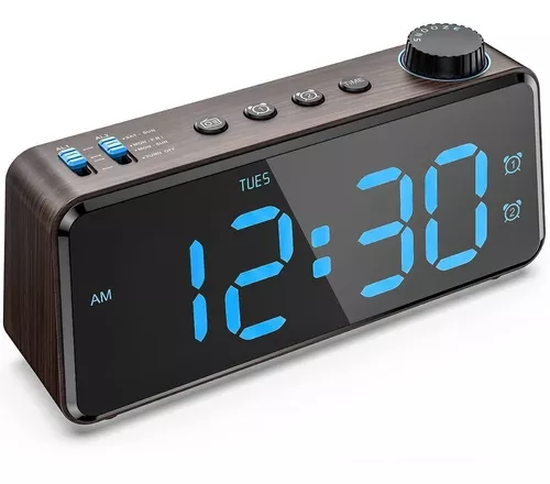 Radio Reloj Fm/am Despertador Digital Para El Dormitorio