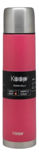 Termo Bala Rubber Keep 1 Litro Acero Inoxidable Libre Bpa