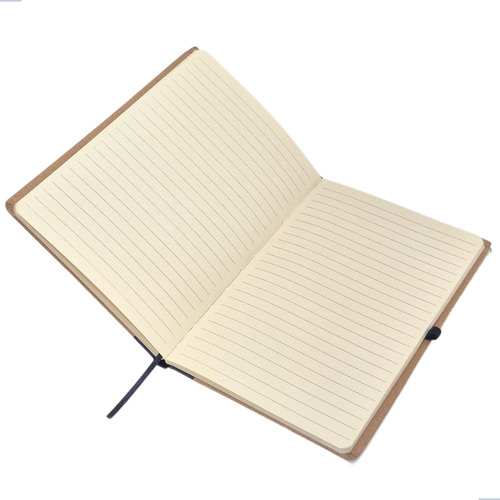 Caderneta Anotação A5 Executiva Tipo Moleskine Capa Kraft